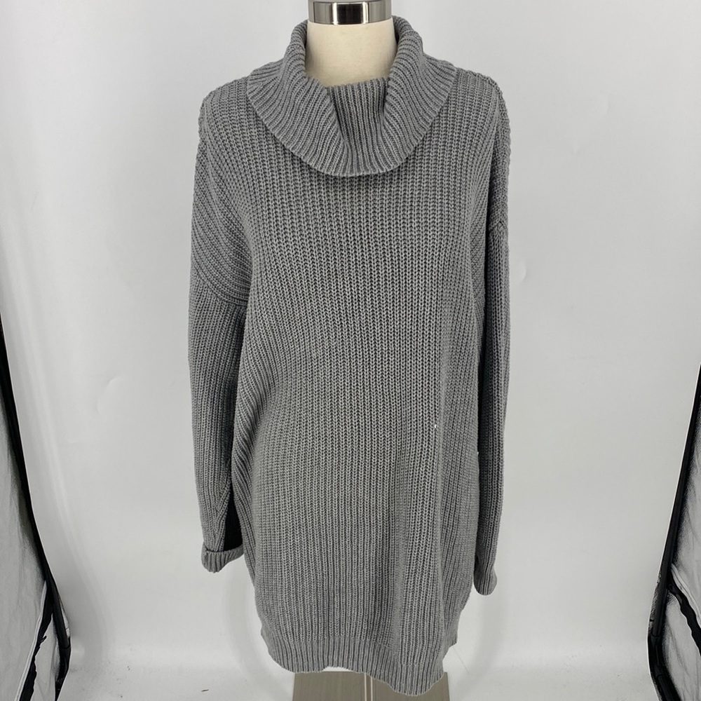 REVOLVE Lovers + Friends Cowl Neck Knit Long Sweater dress